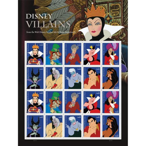 2017 Disney Villains Forever®Stamp | Forever Stamps US Postage Stamps