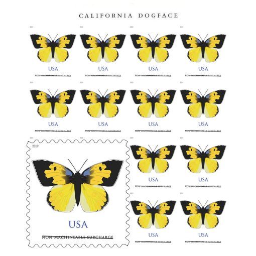 2019 California Dogface Butterfly Forever®Stamp | Forever Stamps US Postage Stamps