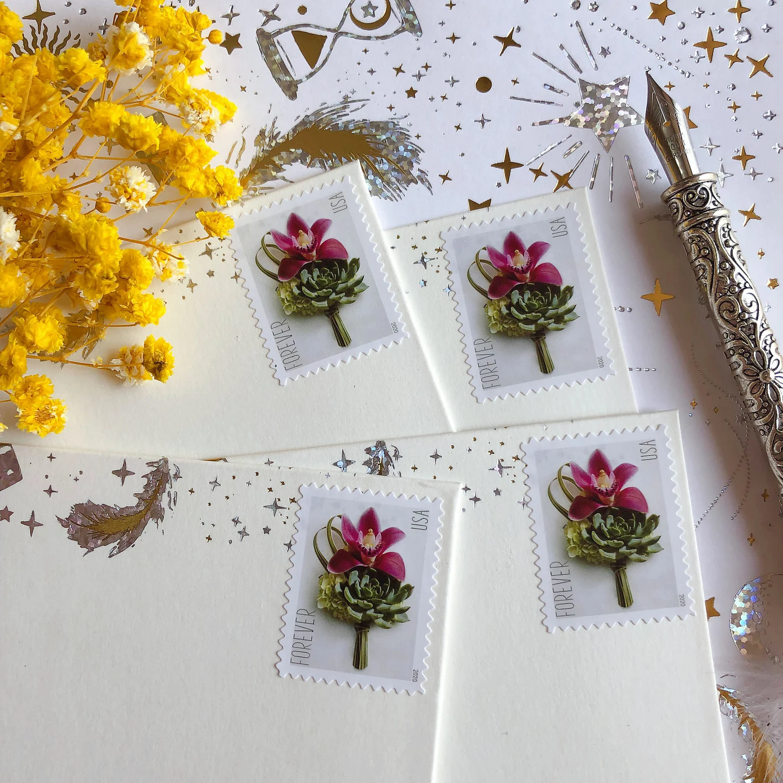 2020 Contemporary Boutonniere Forever®Stamp | Forever Stamps US Postage Stamps