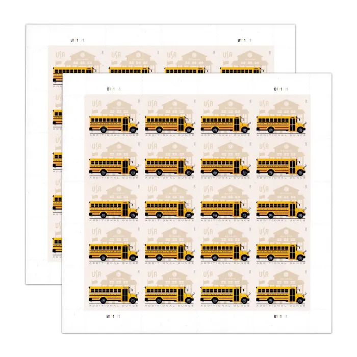 2023 School Bus Stamps - Forever Stamps