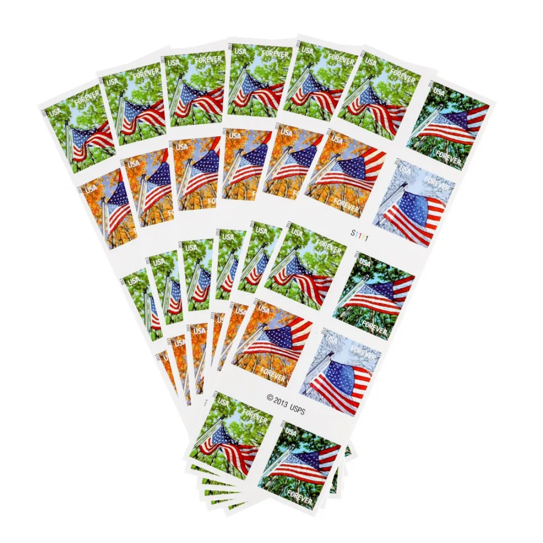 2013 A Flag for All Seasons books | Forever Stamps US Postage Stamps
