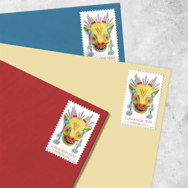 2024 Lunar New Year: Year of the Dragon Stamps - Forever Stamps