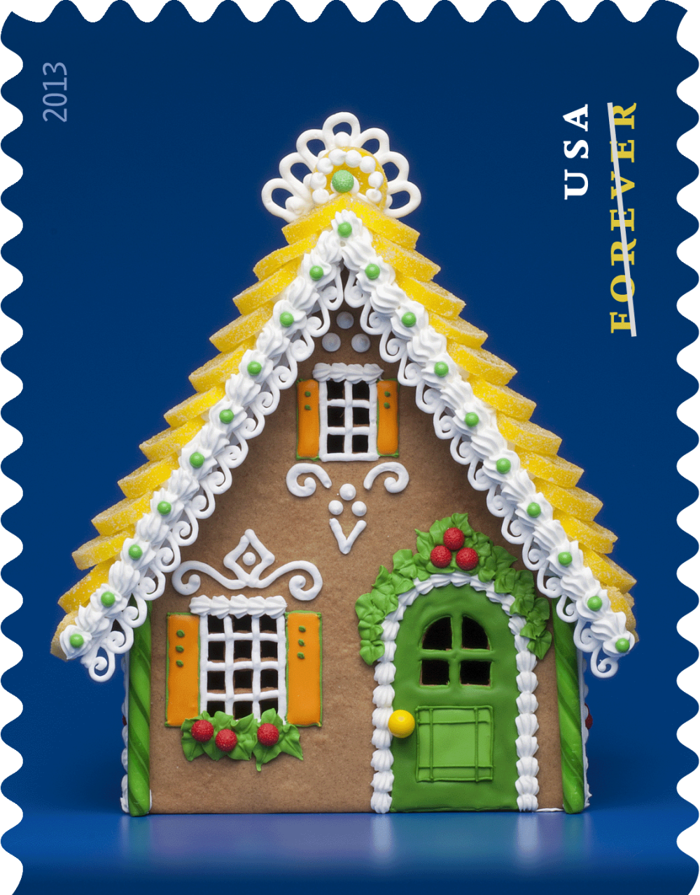 2013 Gingerbread Houses Stamps - Forever Stamps
