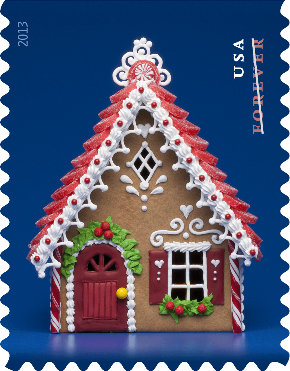 2013 Gingerbread Houses Stamps - Forever Stamps