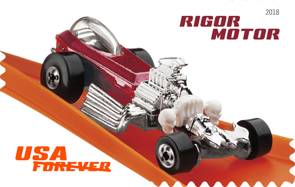 2018 Hot Wheels Stamps - Forever Stamps