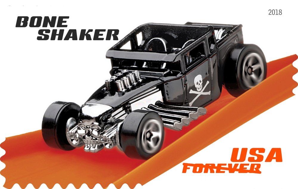 2018 Hot Wheels Stamps - Forever Stamps