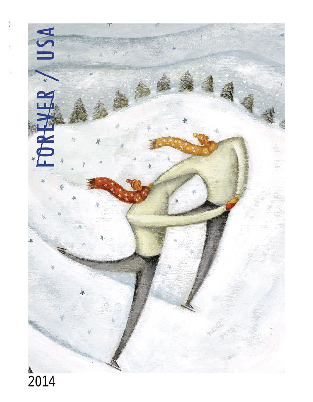2014 Winter Fun Stamps - Forever Stamps