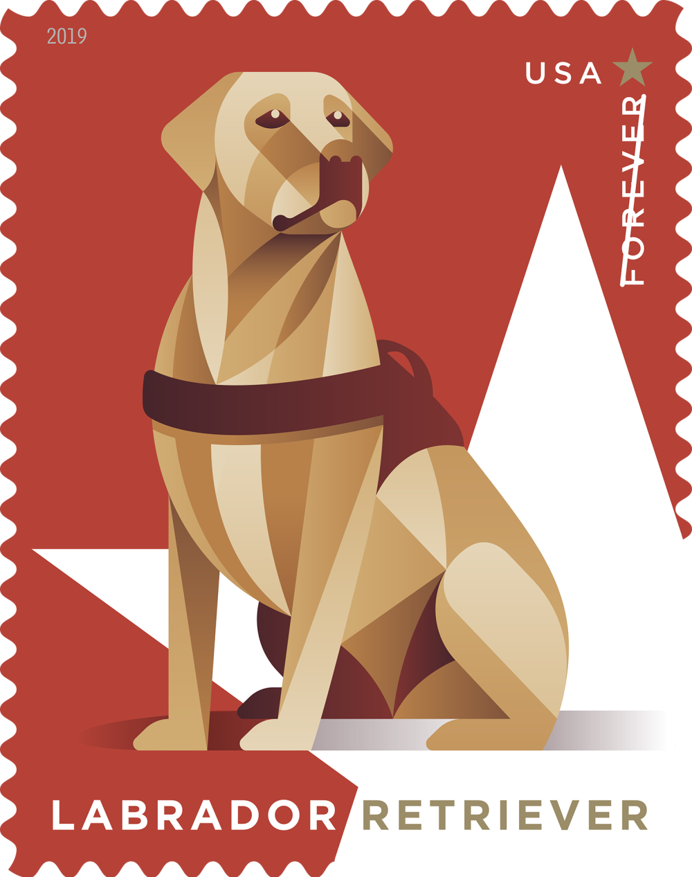 2019 Military Working Dogs Stamps 100 PCS | Forever Stamps US Postage Stamps