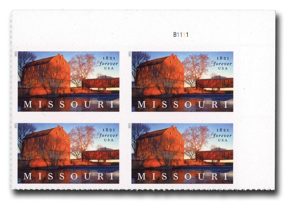 2021 Missouri Statehood Stamps 100 PCS - Forever Stamps