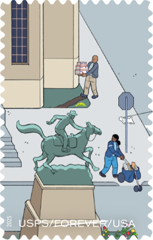 2025. 250 Years of Delivering Stamps 100 pcs - Forever Stamps