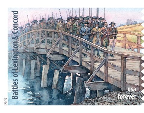 2025 Battlefields of the American Revolution Stamps - Forever Stamps